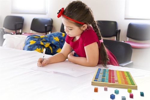 לוח הכפל מעץ 