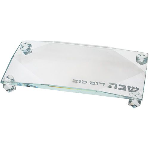 מגש קריסטל יהלום לפמוטים