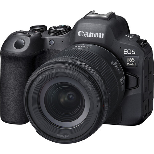 מצלמת מירורלס ועדשה Canon EOS R6 Mark II
