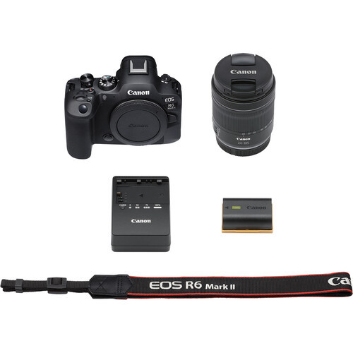 מצלמת מירורלס ועדשה Canon EOS R6 Mark II