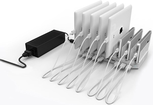 מפצל Unitek Y-2172 96W 10-Port USB Smart Charging Station 2.4A