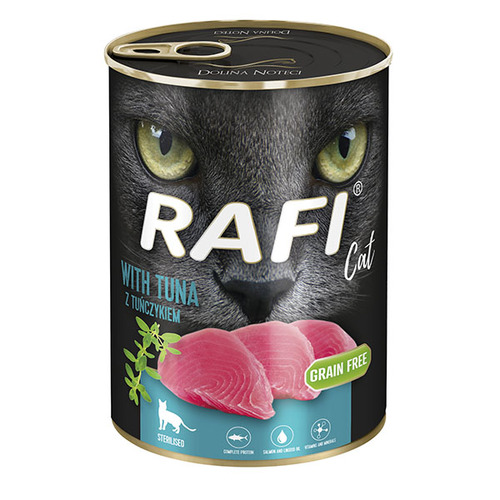 שימורי ראפי לחתול מסורס פטה טונה 400 גרם | Rafi Cat Pate Sterilized with Tuna 400g
