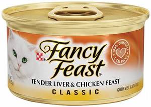 שימורי פנסי פיסט פטה קלאסיק עוף וכבד 85 גרם | Fancy Feast Classic Pate Chicken & Liver 85g