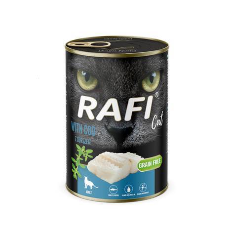 שימורי ראפי לחתול פטה דג קוד 400 גרם | Rafi Cat Pate with Cod 400g