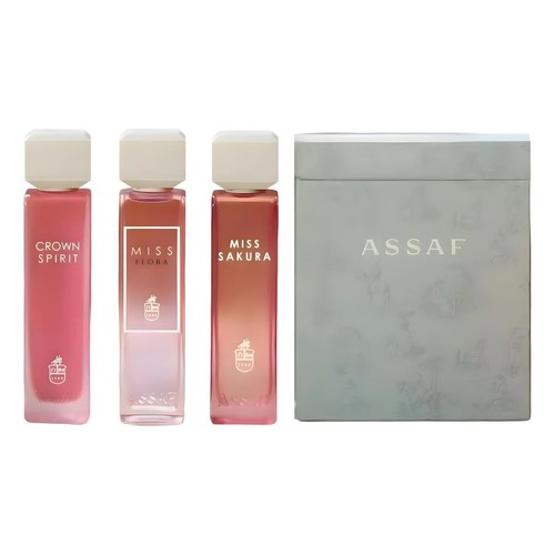 סט אסאף מיס  - Assaf Miss Collection 200ML Crown Spirit + 200ML Miss Flora + 200ML Miss Sakura