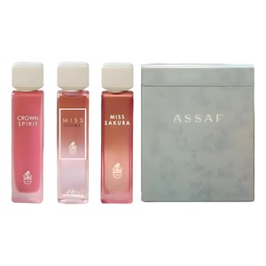 סט אסאף מיס  - Assaf Miss Collection 200ML Crown Spirit + 200ML Miss Flora + 200ML Miss Sakura