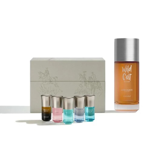 סט אסאף ווילד קולט בח׳ור - Assaf Wild Colt Set 150ML Wild Colt Bakhur + 5X10ML Arrogate Collection