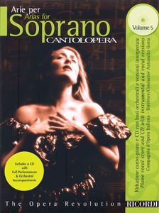 ספר תווים לשירה Arias for Soprano – Volume 5 Cantolopera Series