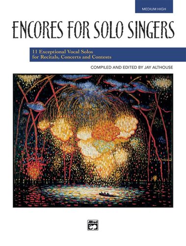 ספר תווים לשירה Encores for Solo Singers - Medium High