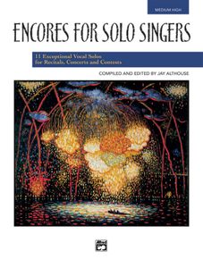 ספר תווים לשירה Encores for Solo Singers - Medium High