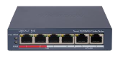 סוויץ/מתג 4+2 פורט 10/100 POE CCTV מנוהל דגם DS-3E1106P-EI_M מבית HikVision