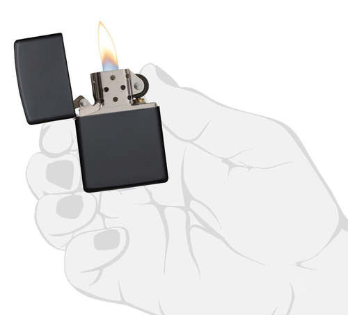מצית זיפו שחור 218 - ZIPPO