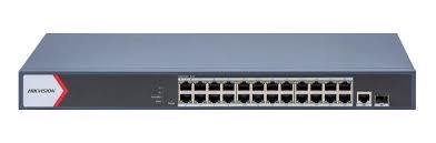 סוויץ/מתג 24+2 פורט 10/100/1000 POE CCTV מנוהל דגם DS-3E1526P-EI_M מבית HikVision