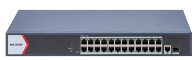 סוויץ/מתג 24+2 פורט 10/100/1000 POE CCTV מנוהל דגם DS-3E1526P-EI_V2 מבית HikVision
