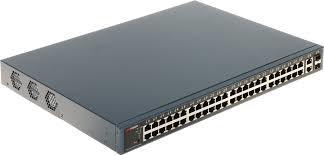 סוויץ/מתג 48+2 פורט 10/100/1000 POE CCTV מנוהל דגם DS-3E1552P-SI מבית HikVision