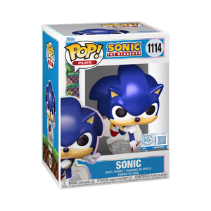 פופ פלוס סוניק הקיפוד - סוניק (פנינה) - Funko (Pearl) Pop Plus Exclusive Sonic The Hedgehog #1114