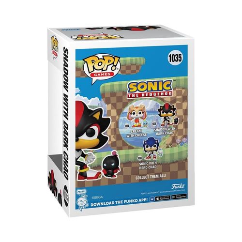 פופ סוניק הקיפוד - שאדו - Funko POP Sonic The Hedgehog with Dark Chao #1035
