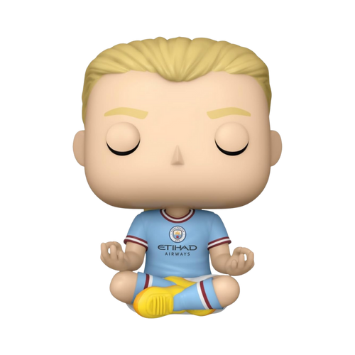 פופ כדורגל מנצ'סטר סיטי - ארלינג האלנד יושב - Funko Pop Football Manchester City Erling Haaland #68