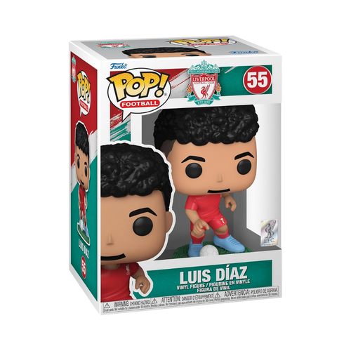 פופ כדורגל ליברפול - לואיס דיאס - Funko Pop Football Liverpool Luis Diaz #55