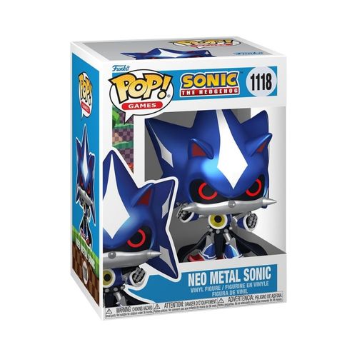 פופ סוניק הקיפוד - ניאו מטאל סוניק מטאלי  -  Funko Pop Neo Metal Sonic #1118