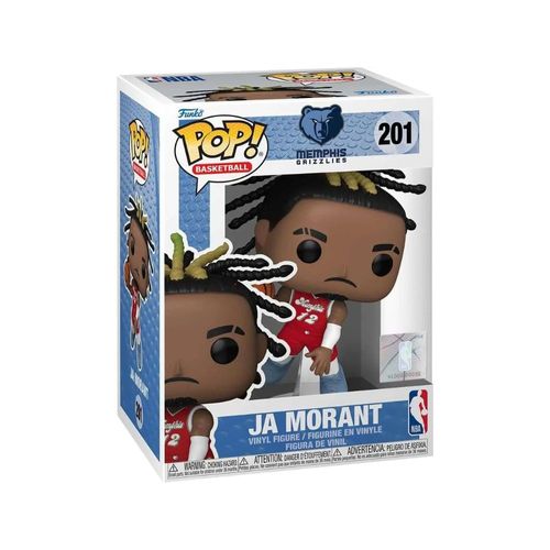 פופ אן בי אי - ממפיס גריזליס ג'ה מוראנט -  Funko Pop NBA Memphis Grizzlies Ja Morant #201