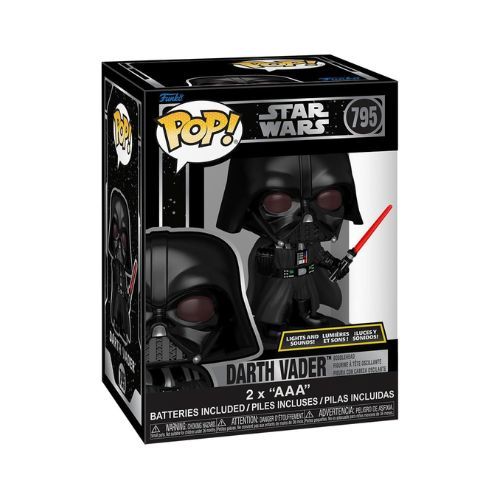 פופ מלחמת הכוכבים -  דארת' ויידר אלקטרוני  Funko Pop! Star Wars Darth Vader Lights And Sounds #795
