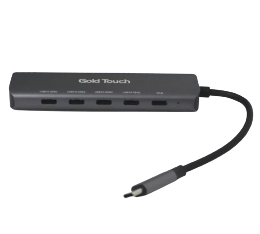 מפצל Gold-Touch USB 3.2 5-in-1 Type-c Hub PD