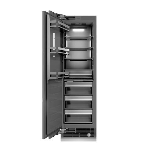 מקפיא אינטגרלי 7 תאים NF בראגה דגם BR24FRZGPLUS אפור +קרח רוחב: 60.3 ס