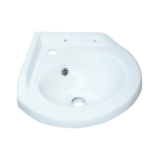 כיור רחצה פינתי תלוי דגם ארוס 45X35 ס