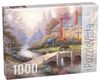 פאזל 1000 חלקים - גשר אבן ובית כפרי
