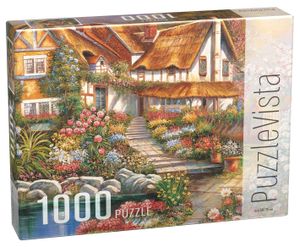 פאזל 1000 חלקים - בית כפרי פורח