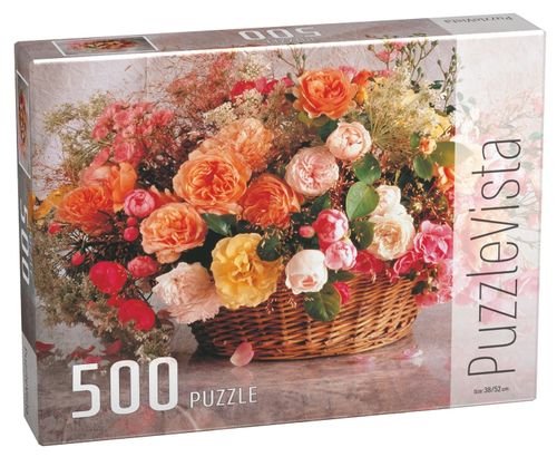 פאזל 500 חלקים - זר פרחים