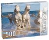 פאזל 500 חלקים - סוסים על החוף