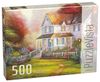 פאזל 500 חלקים - בית וגן