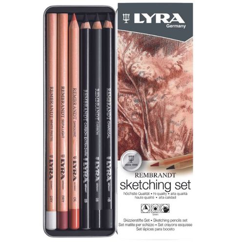 סט 6 עפרונות רישום LYRA