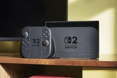 קונסולת משחק אדום/כחול מהדורת Nintendo Switch 2 256GB Mario World Edition