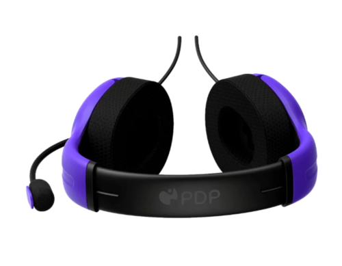 PDP Airlite – אוזניות גיימינג סגולות עם מיקרופון מובנה