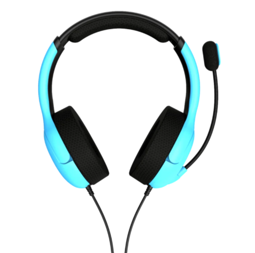 PDP Airlite אוזניות גיימינג חוטיות בצבע כחול לחוויית סאונד מדויקת