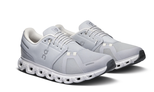 נעלי און קלאוד 6 לגבר בצבע אפור לבן | 40-49 | ON CLOUD 6 M - GLACIER WHITE