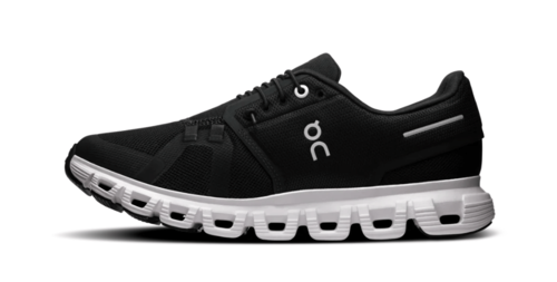 נעלי און קלאוד 6 לנשים בצבע שחור לבן | 36-44 | ON CLOUD 6W - BLACK WHITE