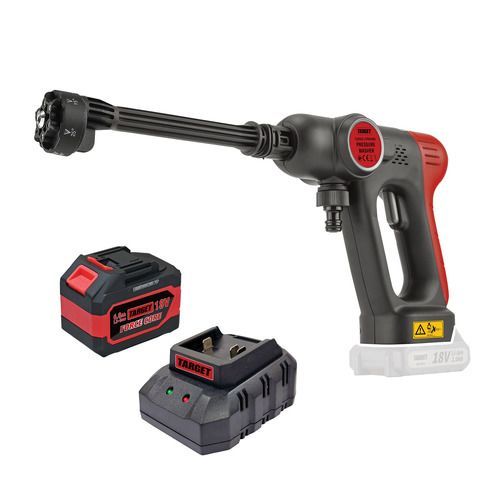  מכונת שטיפה נטענת 18V + סוללה 4AH ומטען מהיר 