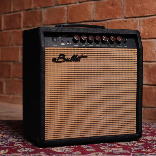 מגבר לגיטרה חשמלית שחור Bullet Amp-Blueface30R 30W כחול