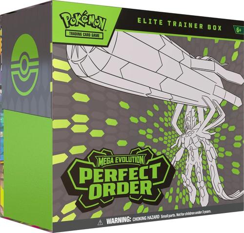 קלפי פוקימון אליט טריינר בוקס פרפקט אורדר Perfect Order Elite Trainer Box - ME03: Perfect Order (ME03)