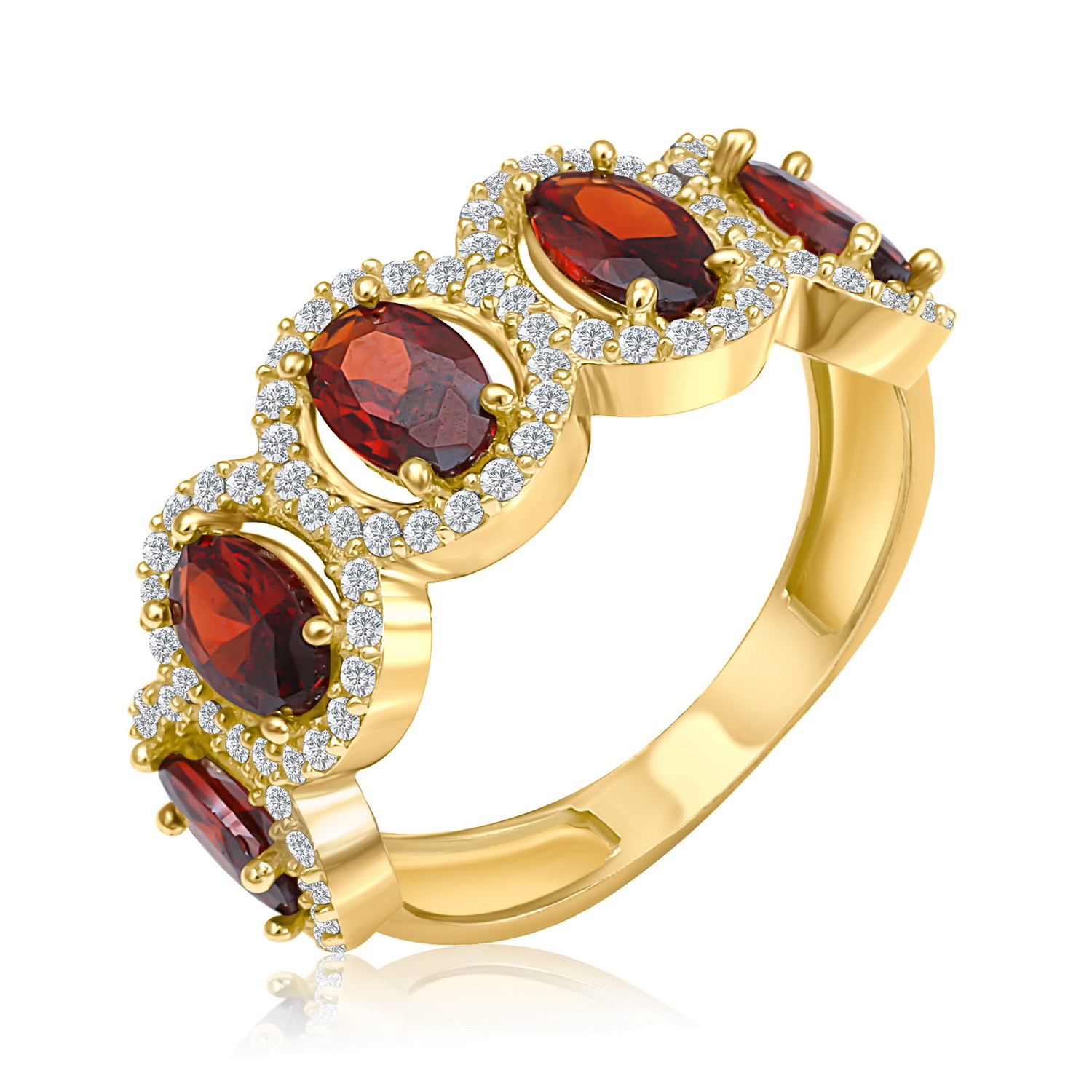 טבעת רויאל גרנט זהב 14K