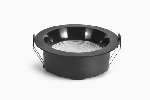 שקוע לד עגול 8W COB (שחור+שחור) LONDON CCT 7cm