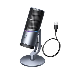 מיקרופון גיימינג שולחני בחיבור USB עם תאורת Ugreen RGB