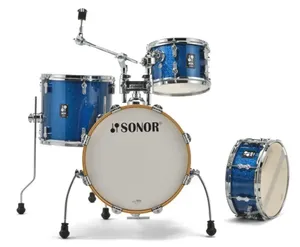 מערכת תופים 4 חלקים צבע כחל "16 SONOR AQX Jungle 