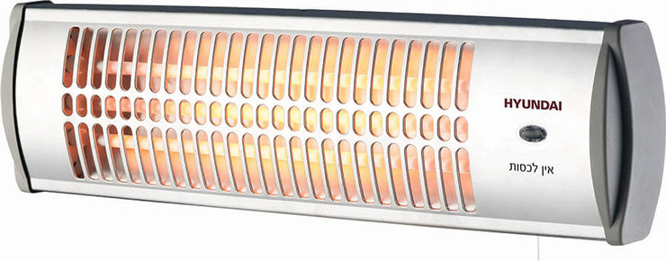  תנור קיר לאמבט 3 דרגות חום 1500W