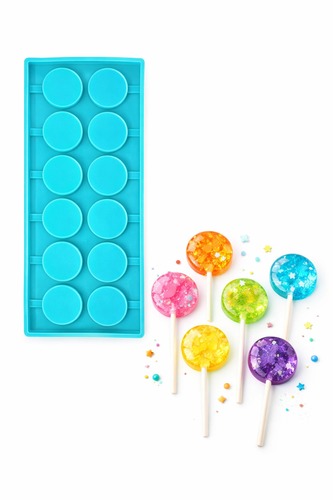 תבנית סיליקון סוכריה על מקל