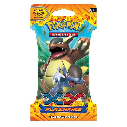 קלפי פוקימון חבילת בוסטר מוסלבת פלאשפייר Pokémon - XY - Flashfire - Sleeved Booster Pack